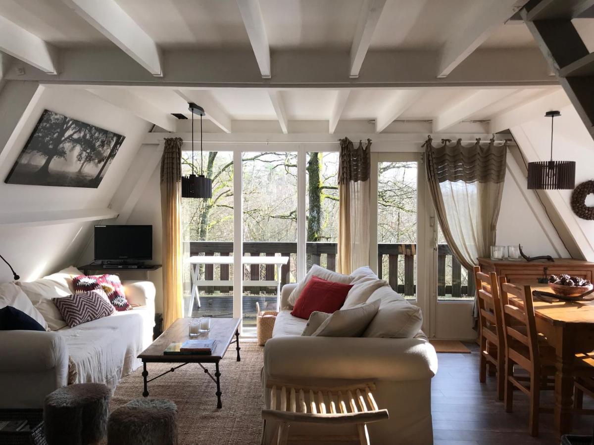 Heavenly Renovated Cabin Near Pittoresque Durbuy - Whistler Villa ภายนอก รูปภาพ